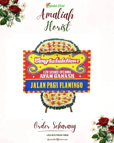 Bunga Papan Congratulation di Pingit
